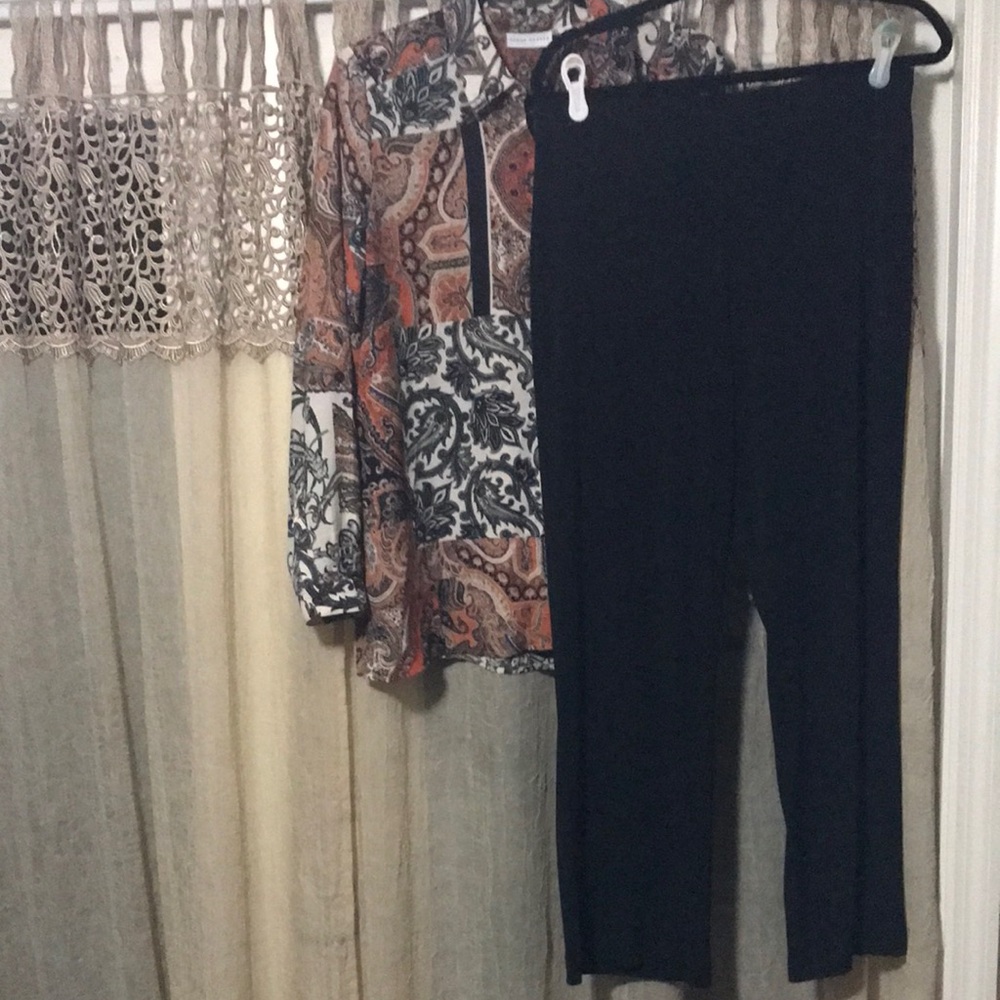Susan Graver Top & Pants Bundle
